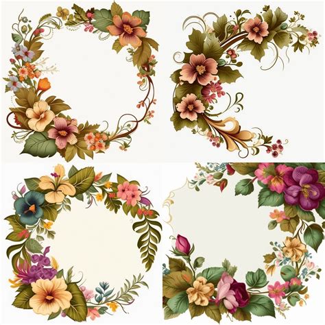 Free Floral Border Clipart – MasterBundles - Clip Art Library