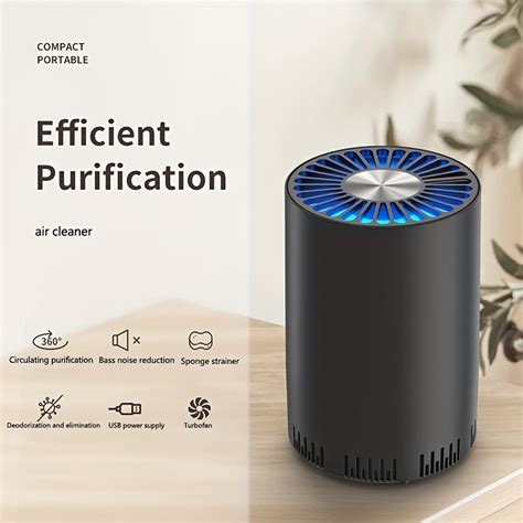 Air Cleaner Purifiers Home Office Desktop Portable Purifier Purificador