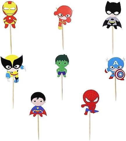 Avengers Cupcake Toppers Free Printable