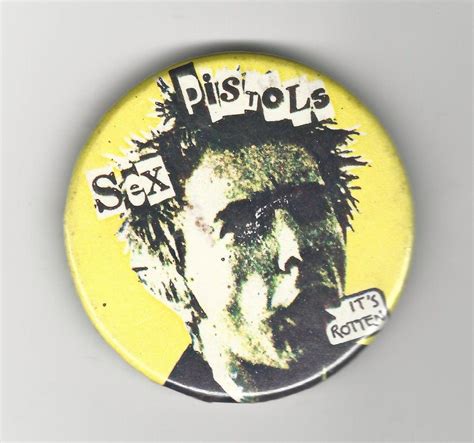 Sex Pistols Johnny Rotten Original S Punk Rock Badge