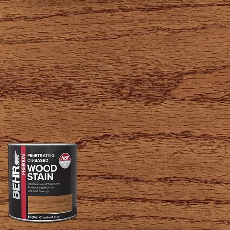 Reviews For BEHR PREMIUM 1 Qt TIS 520 English Chestnut Transparent