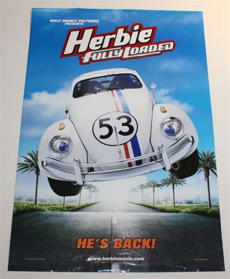 Herbie Fully Loaded 1 sheet Poster | Little Storping Museum