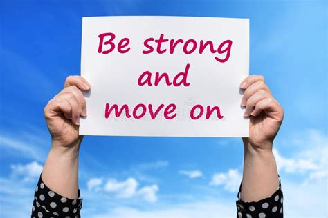 Be strong and move on stock image. Image of head, bright - 119685571