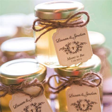 Diy Mariage Id Es De Cadeaux D Invit S Honey Jar Wedding Favors