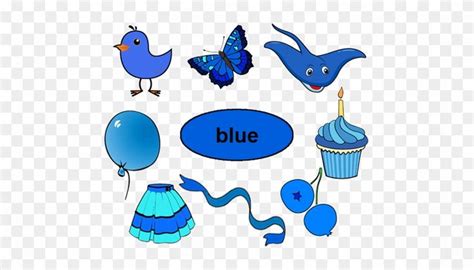 Color Blue Worksheets For Kindergarten