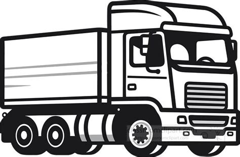 Truck Clipart Outline