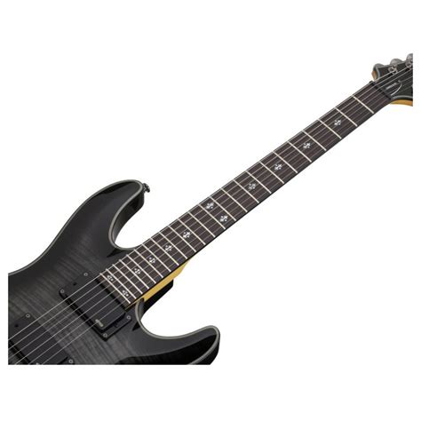 DISC Schecter Damien Elite-6 Electric Guitar, Trans Black Burst ...