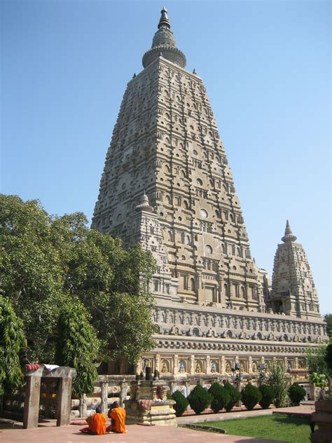 Le Temple De La Mahabodhi à Bodhgaya Voyage To India