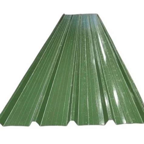 Green Ms Color Coated Roofing Sheet Mm At Rs Kg In Kolkata