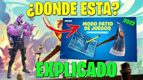 Cómo configurar patio de juegos fortnite Mundowin