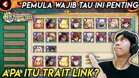 BAHAS FITUR PENTING TRAITS LINK TIPS PEMULA BUILD ATK 100K NARUTO X