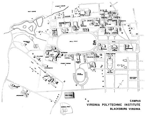 Map Of Virginia Tech Campus – Interactive Map