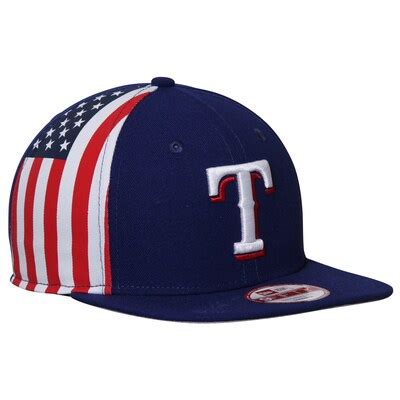 Texas Rangers New Era Flag Side Original Fit 9FIFTY Snapback Adjustable ...