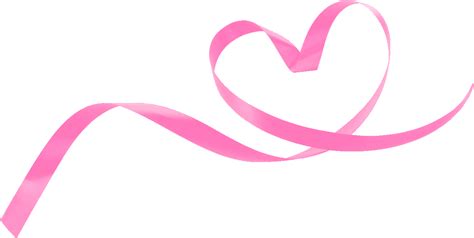 Download Valentines Day Ribbon Heart Clip Art Pink Ribbons Png Png Image With No Background