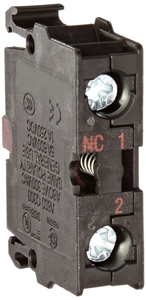 Eaton M22-K01 Contact Block, 22mm Diameter, 1NC Contact: Electronic ...