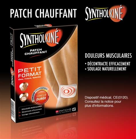 Anti crise fr Syntholkiné Patch chauffant à 4 avec