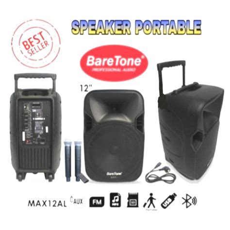 Jual BareTone MAX 12 AL Speaker Portable Wireless Metting Bluetooth