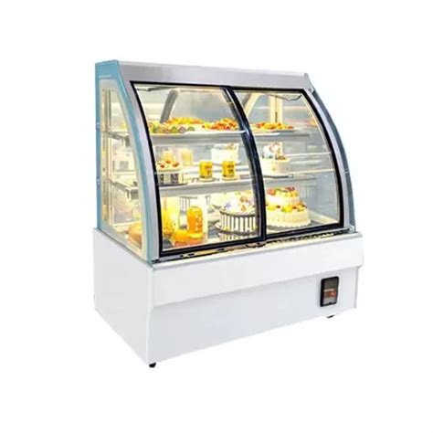 Refrigerated Cake Display Fridge Table Top Showcase For Bakery And