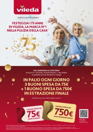 Vileda Compie Anni E Premia I Suoi Consumatori Cose Di Casa