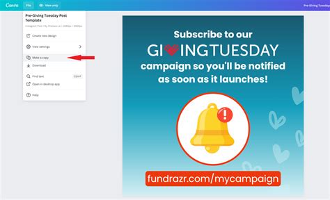 Giving Tuesday social media templates – Facebook and Instagram - Fundraiser Hub