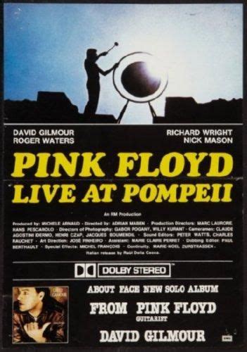 Pink Floyd Live At Pompeii Poster Inch X Inch Pink Floyd Live