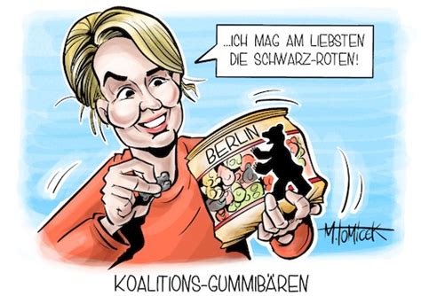 Koalitions Gummib Ren Von Mirco Tomicek Politik Cartoon Toonpool