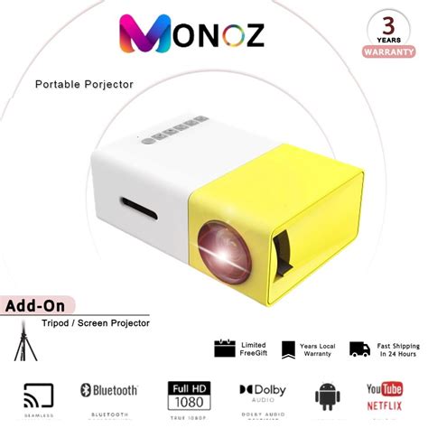 Y Portable Mini Projector Lumens Hd Micro Y Mini Projector