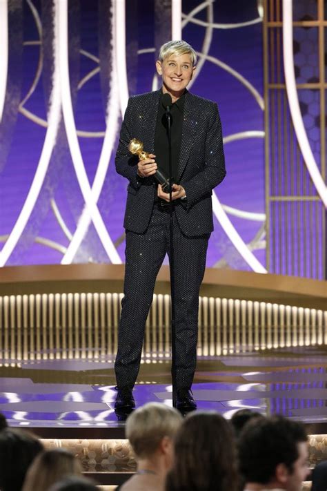 Ellen DeGeneres In Celine @ 2020 Golden Globe Awards