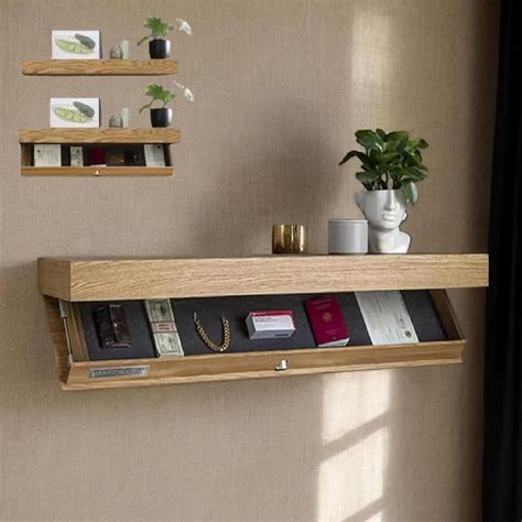 Magicflap Designer Shelf with Secret Compartment, Concealed Floating