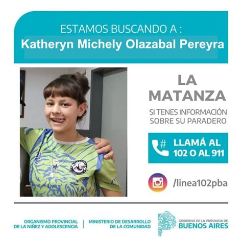 Gonzalez Catan Buscamos A Katheryn Michely Olazabal Pereyra El