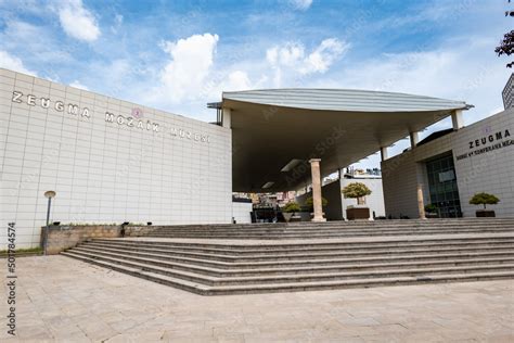 Gaziantep, Turkey - April 2022: Zeugma Mosaic Museum in Gaziantep ...