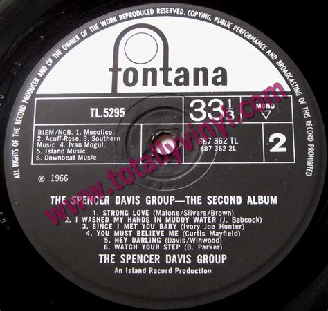 Totally Vinyl Records Davis Group The Spencer The Second Album Lp