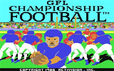 GFL Championship Football Images - LaunchBox Games Database