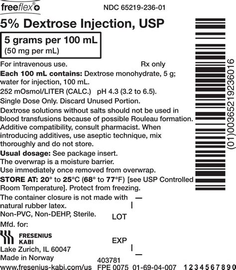 Dextrose Injection FDA Prescribing Information Side Effects And Uses