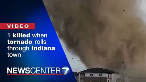 Watch Video Shows Tornado Ripping Through Indiana Whio Tv Youtube