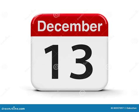 13th December Stock Illustration Illustration Of Text 80597097