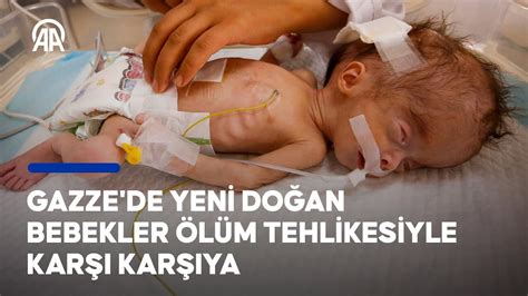 Gazze de yeni doğan bebekler yetersiz beslenme nedeniyle ölüm