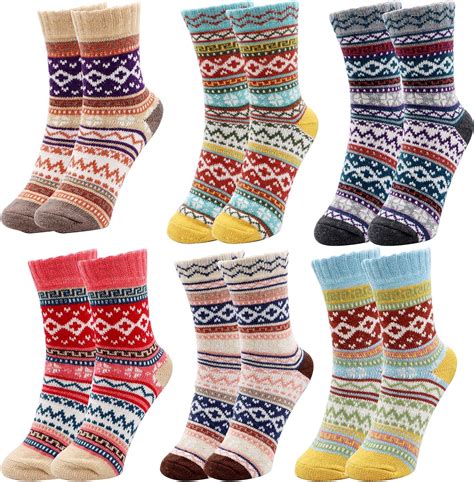 Zocone Paires Chaussettes Femme D Hiver Chaussettes Thermiques