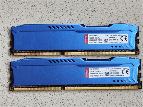 Kingston HyperX Fury 2x4GB DDR3 1600 HX316C10FK2/8 - Karviná | Bazoš.cz