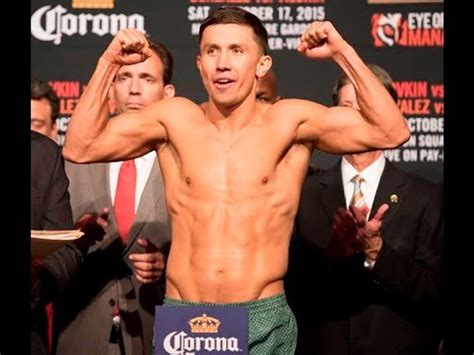 GGG Gennady Golovkin Vs David Lemieux GETS NAKED WEIGH IN Video