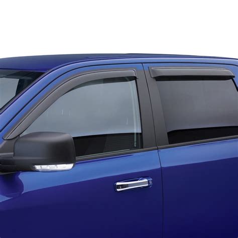 EGR® - GMC Sierra 1500 2020 Tape-On SlimLine™ Dark Smoke Front and Rear Window Visors