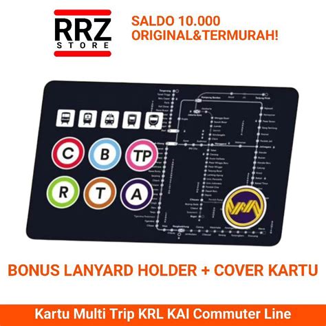 Jual Kartu Multi Trip Krl Kai Commuter Line Edisi Network Map Peta Rute