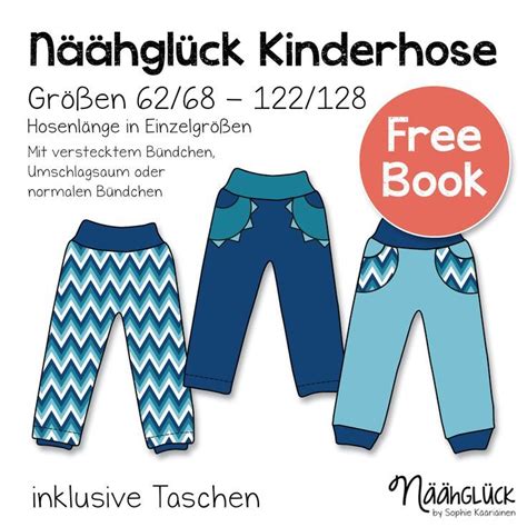 Kostenloses Schnittmuster einer Kinderhose von Näähglück nähen