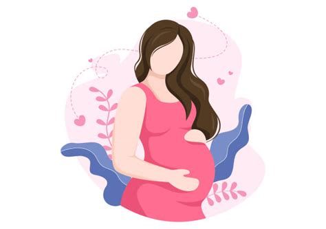 Huge Pregnant Belly Backgrounds Illustrations Royalty Free Vector