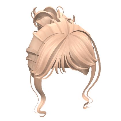 Soft Bun Updo Blonde Roblox