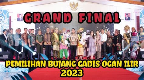 Malam Puncak Grand Final Pemilihan Bujang Gadis Ogan Ilir