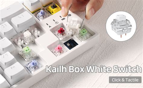 Kailh Box Switches White for Mechanical Gaming Keyboard DIY – Redragonshop