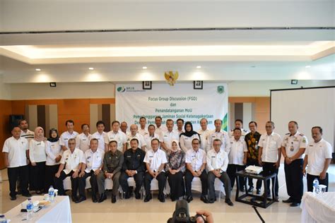 Sekda Tandatangani Mou Optimalisasi Penyelenggaraan Jaminan Sosial