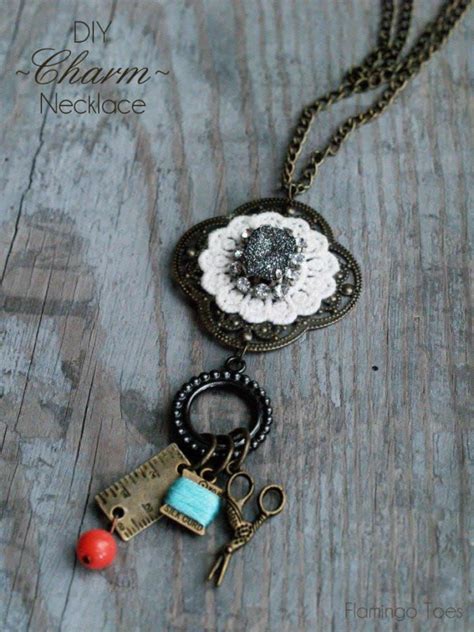 Simple DIY Charm Necklace