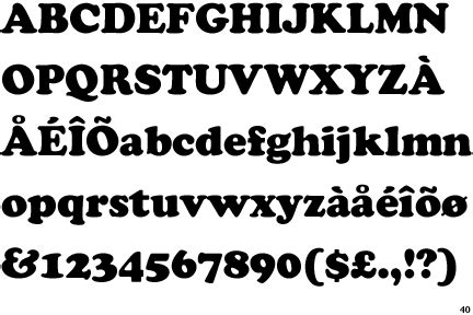 Design Research: Cooper Black Font